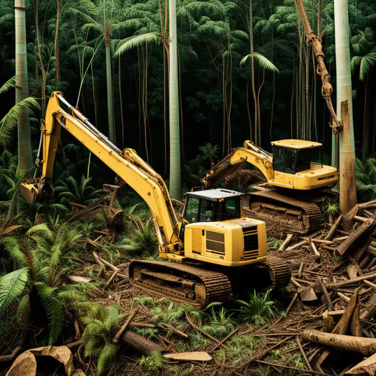 Visual representation of "depredation" - A reduction of something, especially natural resources, due to human activities or natural phenomena.