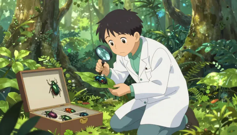 Visual representation of "coleopterist" - A person who studies beetles.