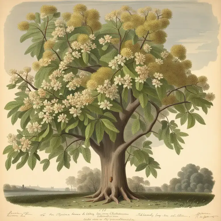 Visual representation of "locust" - A type of tree with hard wood, often used for making furniture.