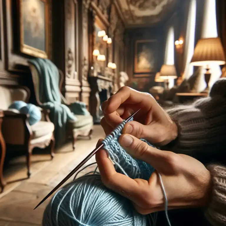 Visual representation of "ravel" - To cause a thread or yarn to separate or become twisted.