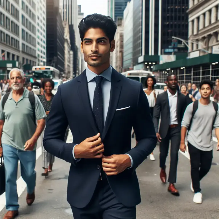 Visual representation of "swagger" - A very confident and arrogant or self-important gait or manner