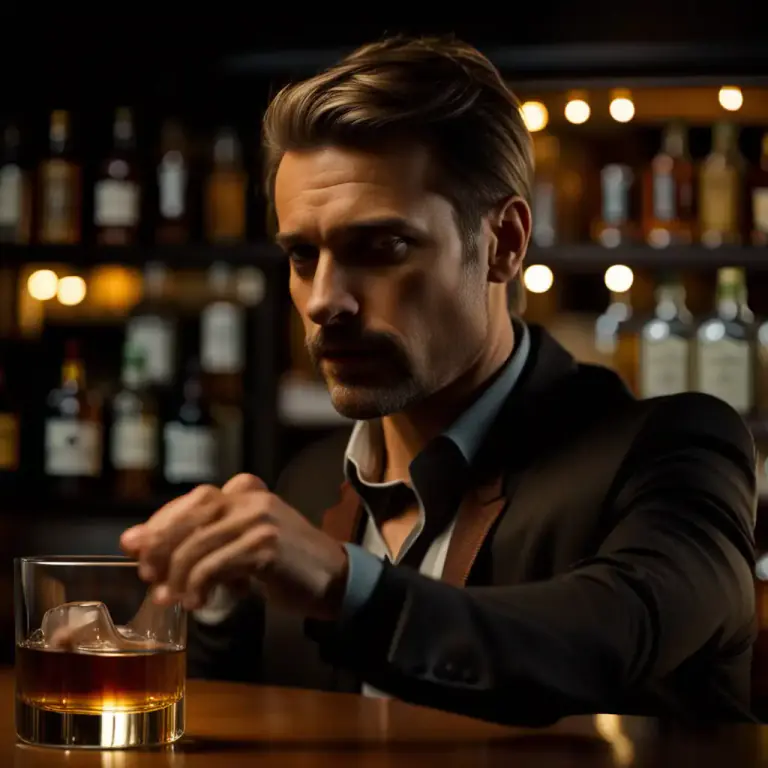 Visual representation of "toss off" - To drink something quickly, especially alcohol.