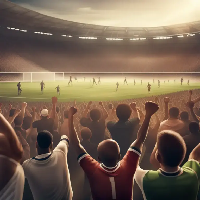 Visual representation of "ole" - An exclamation used mostly to cheer on in sports, especially in Spanish-speaking countries.