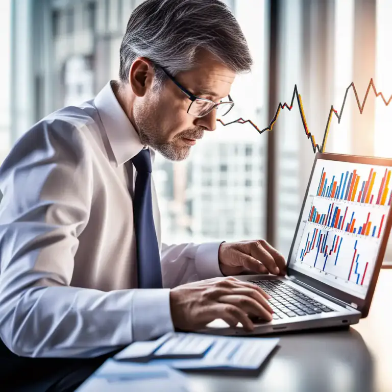 Visual representation of "trade on" - In finance, to buy and sell particular type of items, especially in a market.