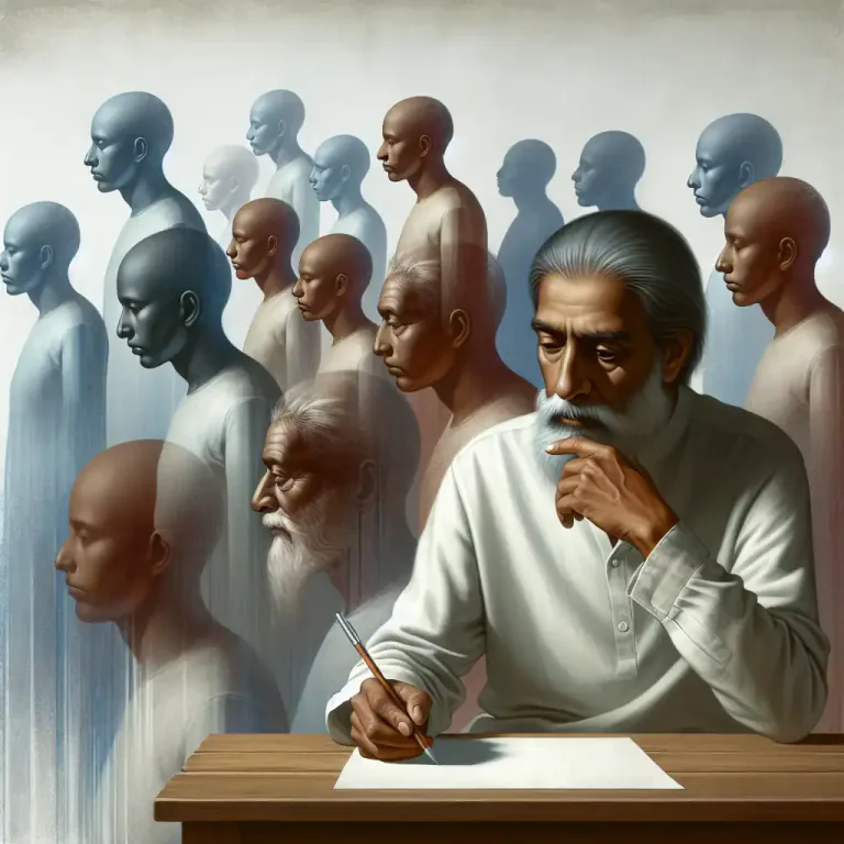 Visual representation of "prescind" - In philosophy, to withdraw the mind from the consideration of particular facts or phenomena.