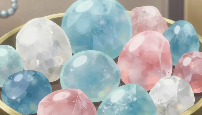 Visual representation of "chalcedony" - Chalcedony is a type of mineral that is a form of silica, often used as a gemstone in jewelry. It is usually translucent and can be found in various colors.