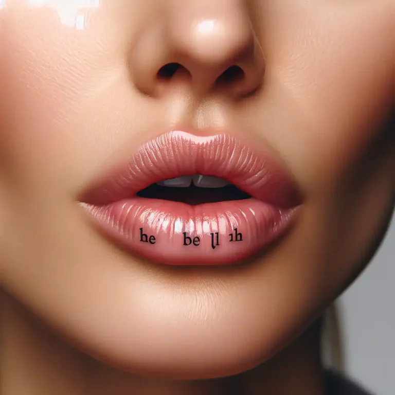 Visual representation of "labial" - Connected with the production of speech sounds using the lips.