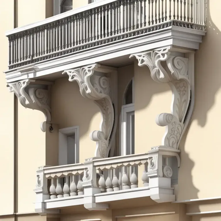 Visual representation of "corbel" - To support (a structure such as an arch or balcony) with corbels.