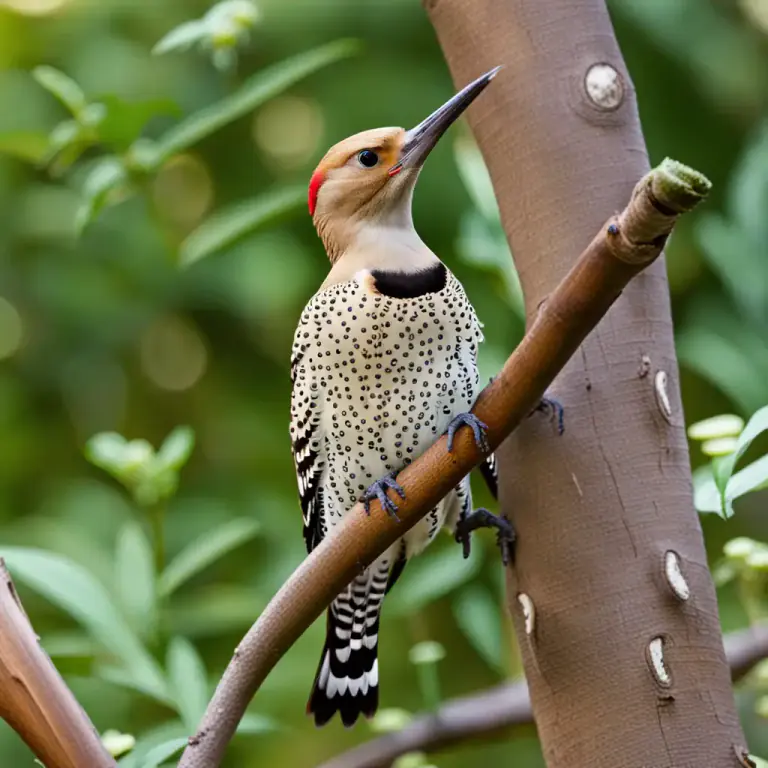 Visual representation of "flicker" - A type of small bird that is common in America.