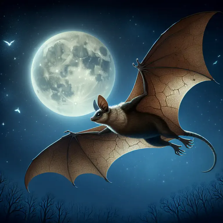 Visual representation of "like a bat out of hell" - With great urgency or intensity