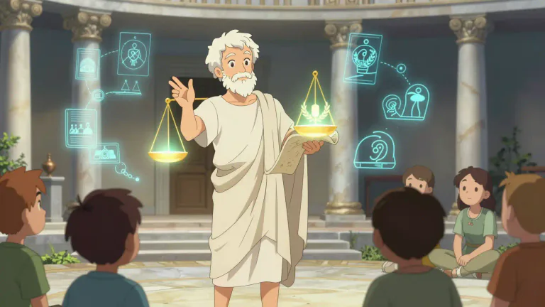 Visual representation of "nicomachean" - Pertaining to the ethical theories of Aristotle as described in his work 'Nicomachean Ethics.'