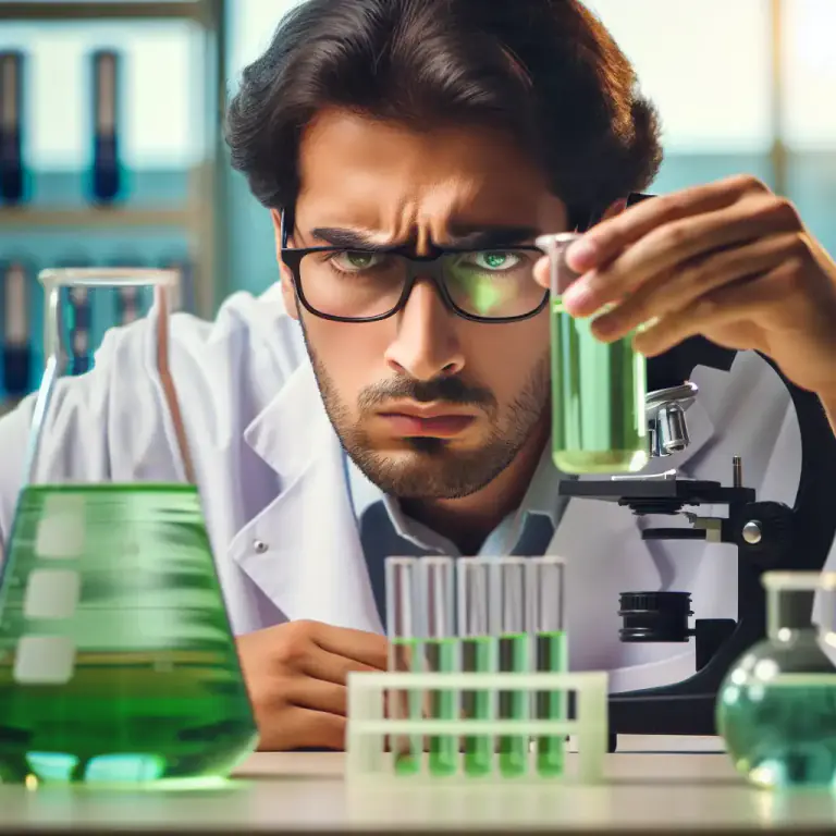 Visual representation of "impure" - In a scientific or technical context, something that has other substances or elements mixed in.