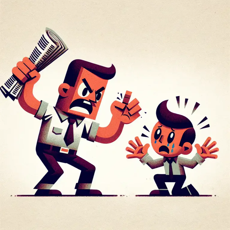 Visual representation of "drubbing" - A physical beating