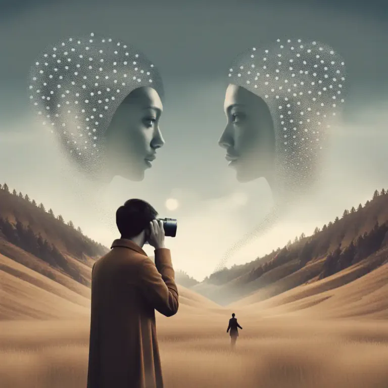 Visual representation of "see, spot, tell, smell, etc. something a mile off" - To be able to detect or predict something easily or from a distance because it's obvious