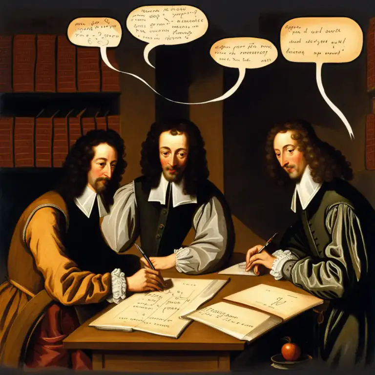 Visual representation of "metaphysical" - Pertaining to the poetry of an early 17th-century group of British poets, including John Donne, George Herbert, and Andrew Marvell, who used extensive metaphors and turns of speech.