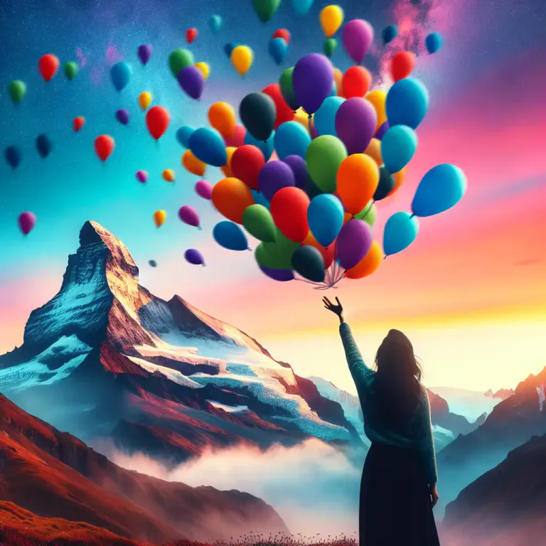 Visual representation of "throw" - To abandon control or give up something.