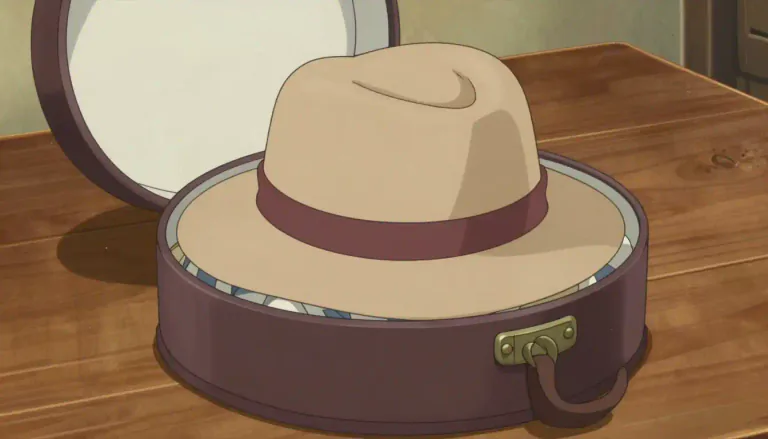 Visual representation of "hatbox" - A box used for storing a hat.