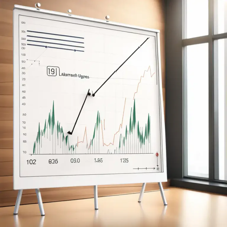 Visual representation of "go through the roof" - To rise or increase dramatically