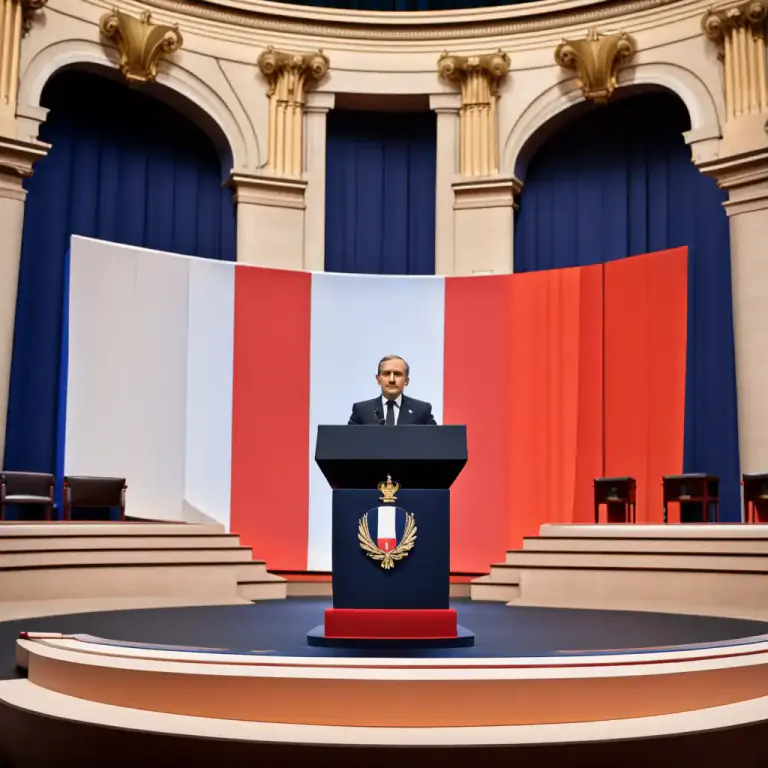 Visual representation of "republic" - A country that has a president as the head of state instead of a monarch.
