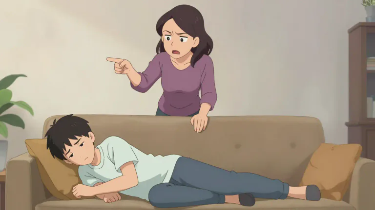 Visual representation of "sermon" - A long talk in which someone advises or criticizes you