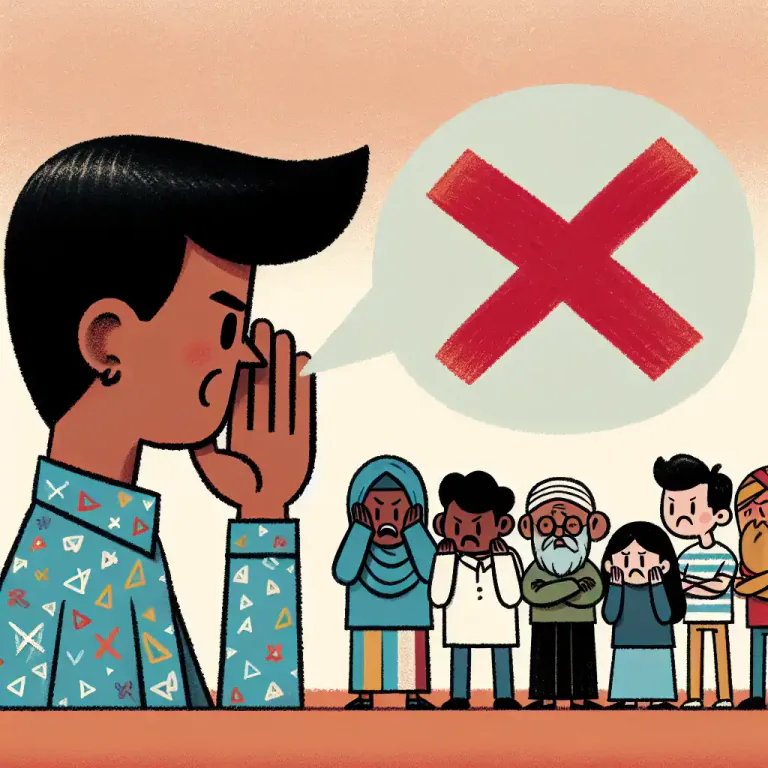 Visual representation of "rude" - dealing with subjects that are considered improper