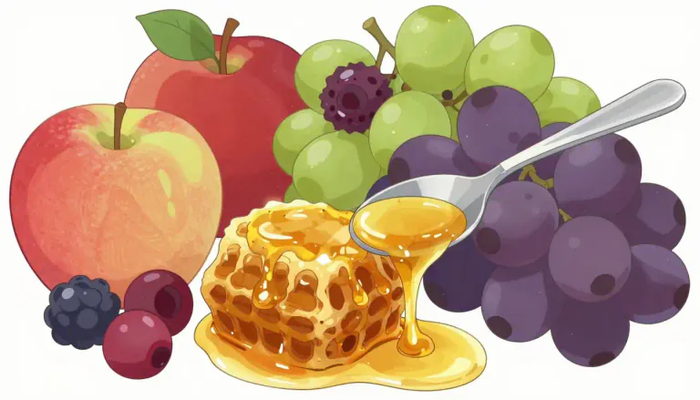 Visual representation of "fructose" - A type of sugar found in many fruits and honey.