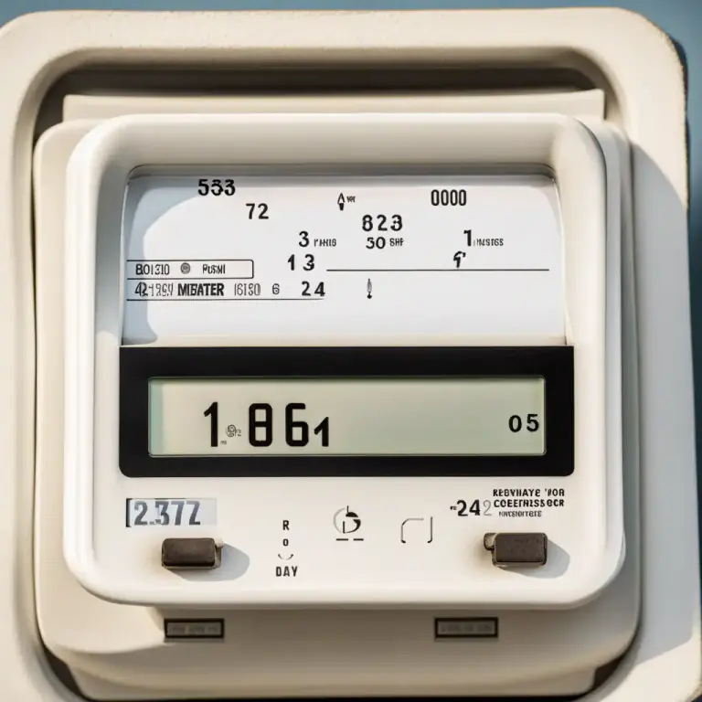 Visual representation of "metre" - A device that measures and records the quantity, degree, or frequency of something.