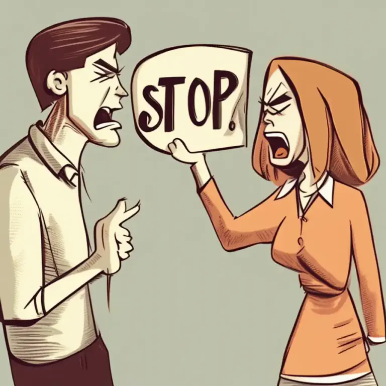 Visual representation of "poke" - To interfere or pry into someone else’s business
