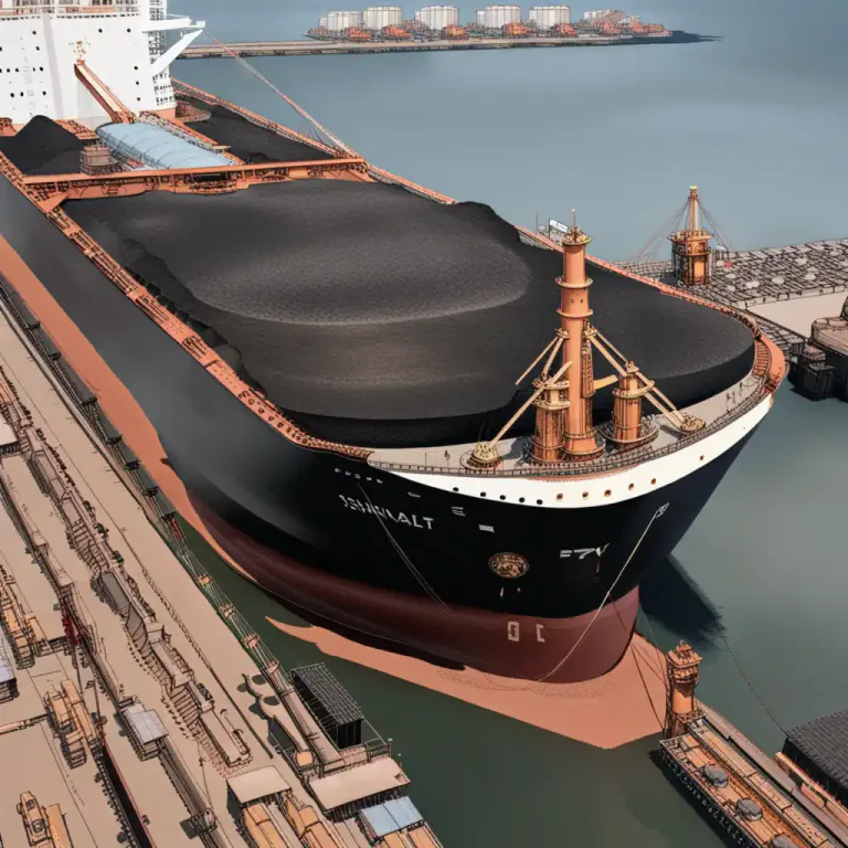 Visual representation of "collier" - A ship used for carrying coal.