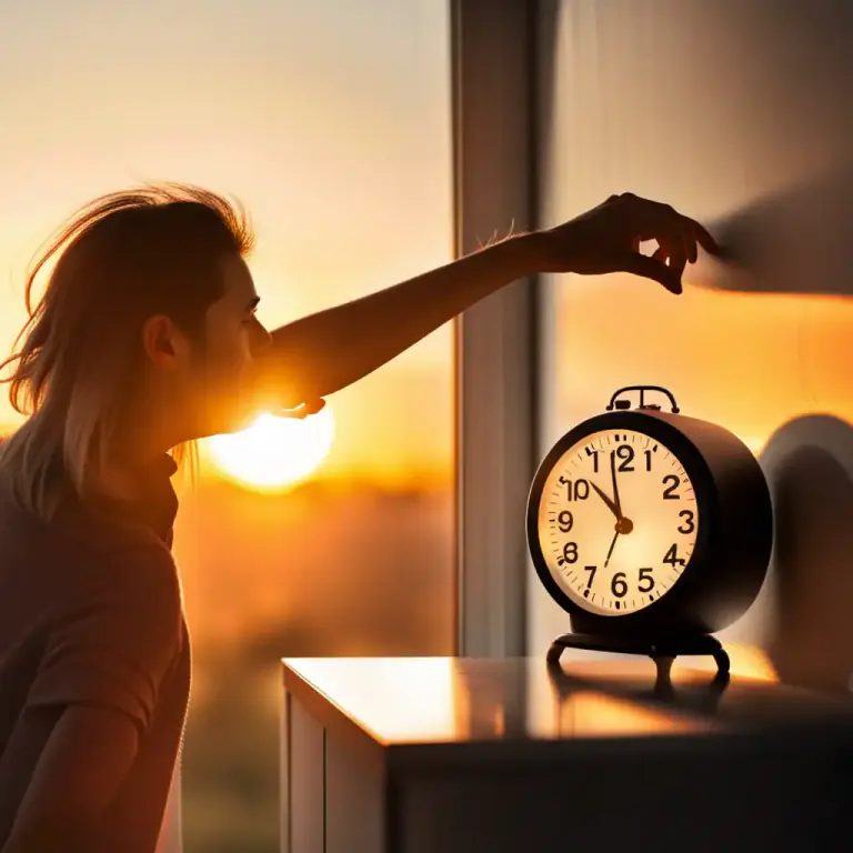 Visual representation of "the clocks go forward/back" - The process of adjusting clocks to gain or lose time based on daylight saving time.