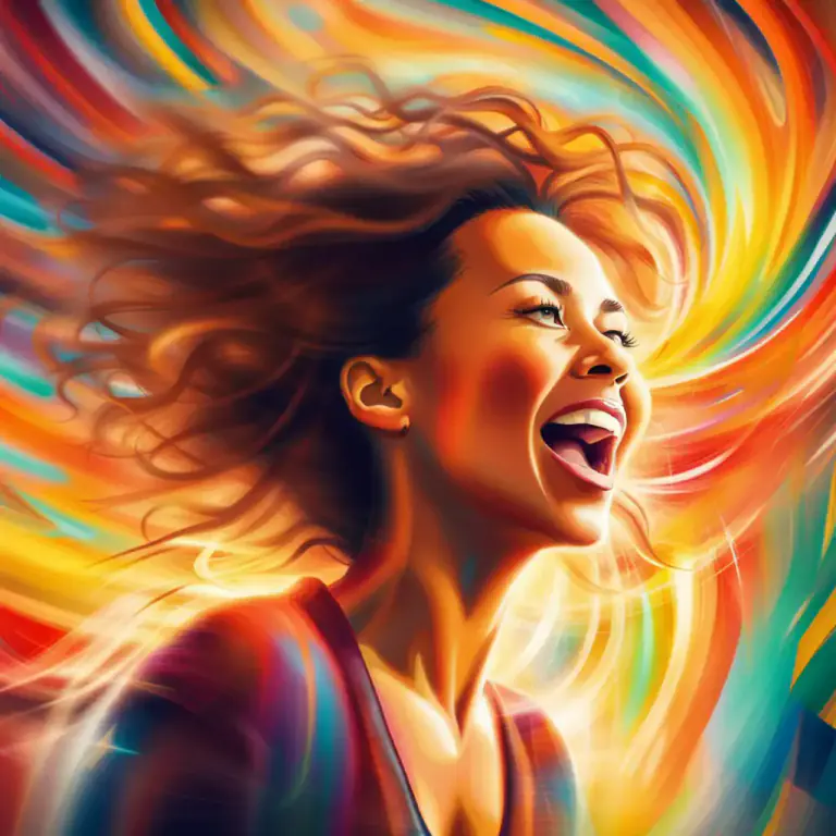Visual representation of "joyful" - Having a lively or cheerful quality.