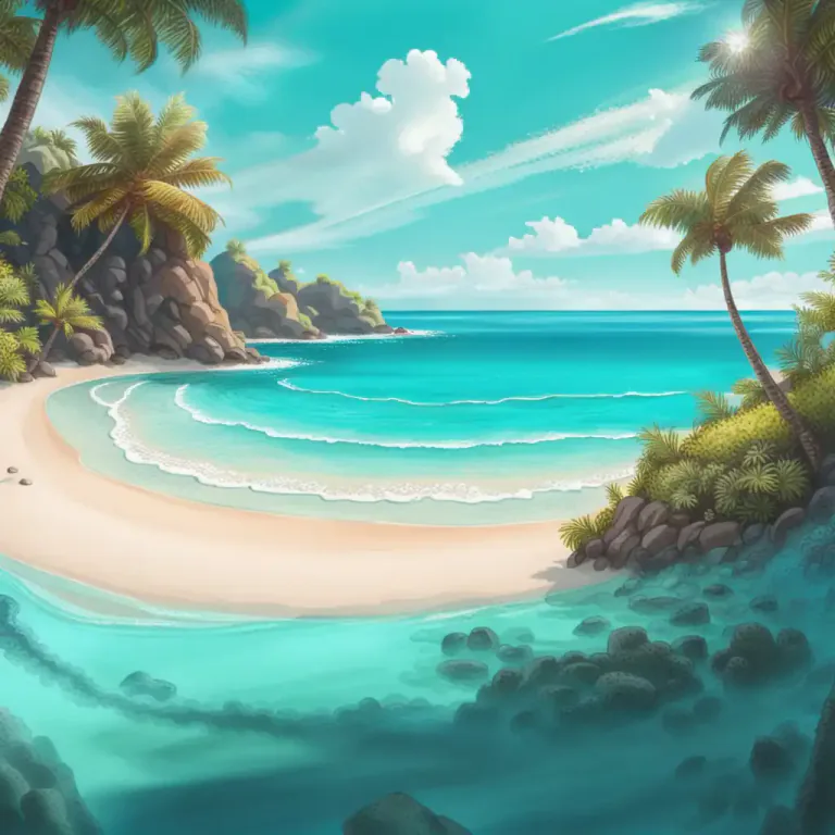 Visual representation of "turquoise" - Having the color turquoise