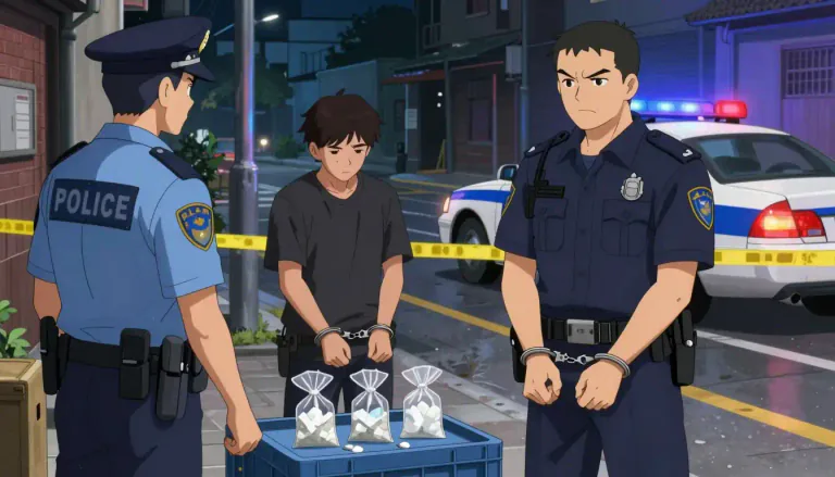 Visual representation of "meth" - Short for methamphetamine, a kind of illegal drug