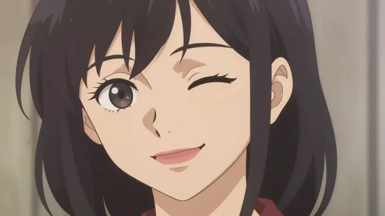Visual representation of "wink" - To close and open one eye quickly to tell a secret message or joke
