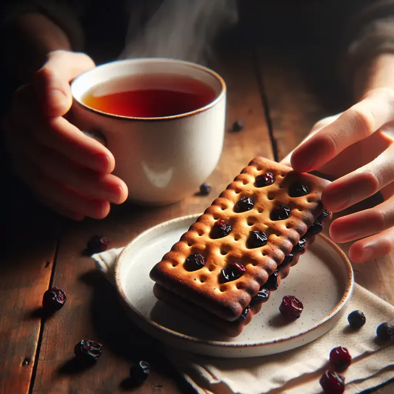 Visual representation of "garibaldi" - A type of sweet biscuit with currants