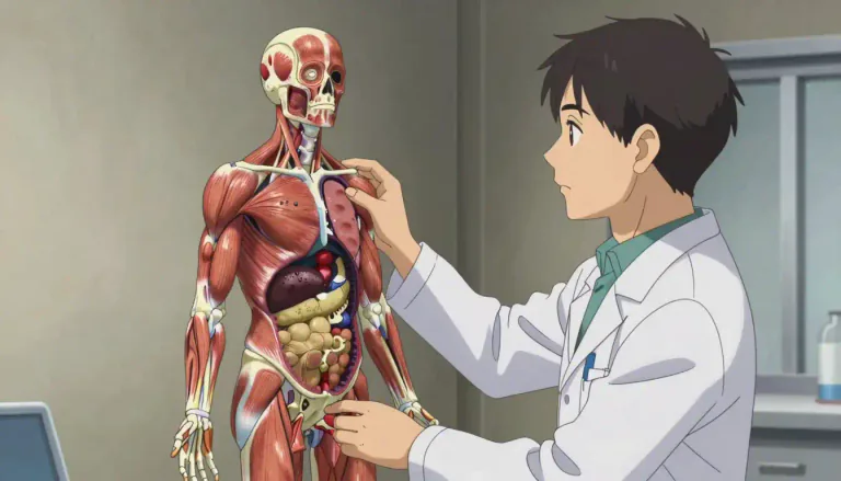 Visual representation of "anatomical" - Related to the science of body structure and parts.