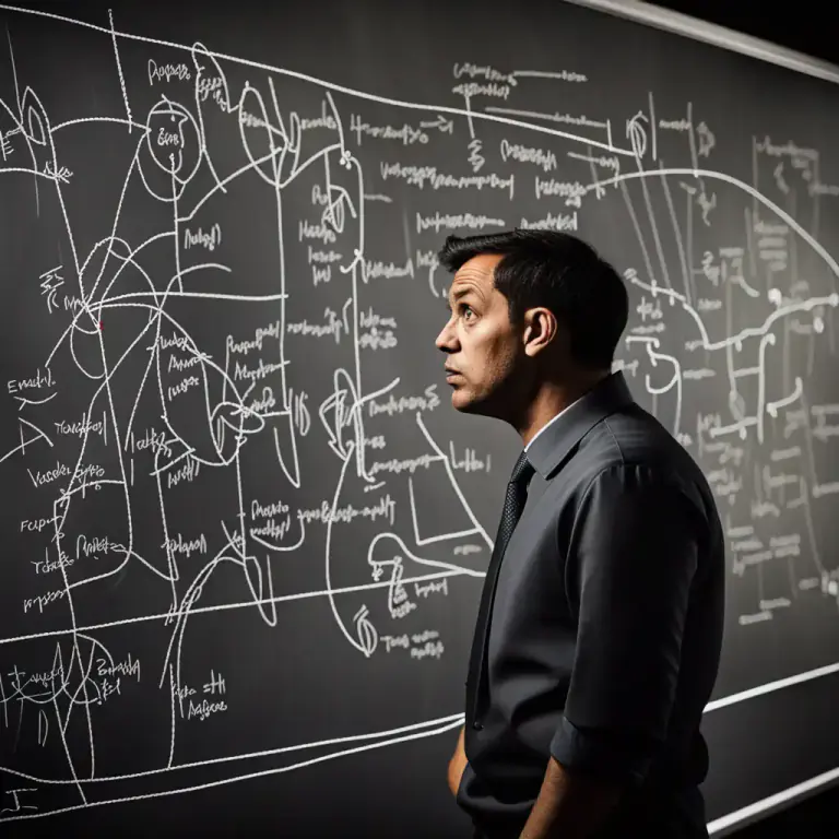 Visual representation of "embarrass" - To have difficulty doing something because it is complicated