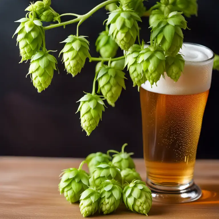 Visual representation of "hop" - A type of plant used in brewing beer.
