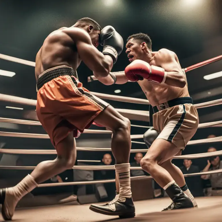 Visual representation of "knockout" - A blow that knocks a person or animal unconscious