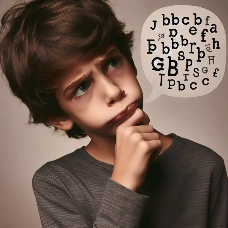 Visual representation of "stammer" - The issue of speaking with difficulty, often repeating or stammering