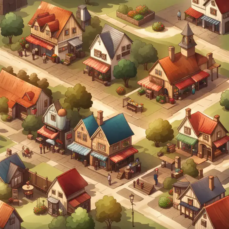 Visual representation of "countrified" - Changed, adapted or designed to be similar to something in the countryside.