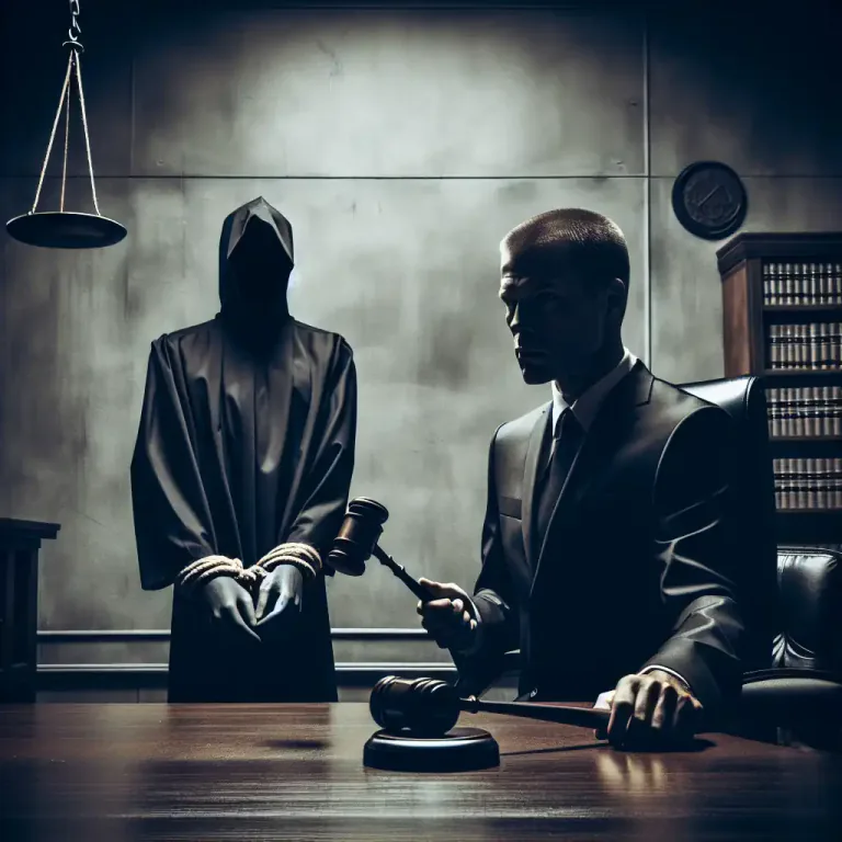 Visual representation of "death" - A punitive action that results in death.