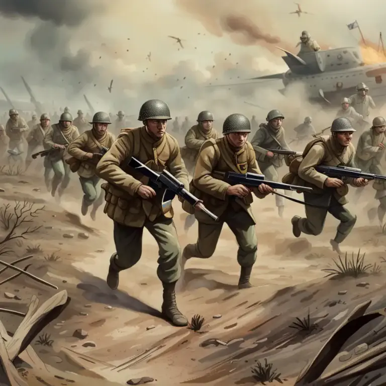 Visual representation of "engage" - to enter into conflict or combat with, usually a formal one.