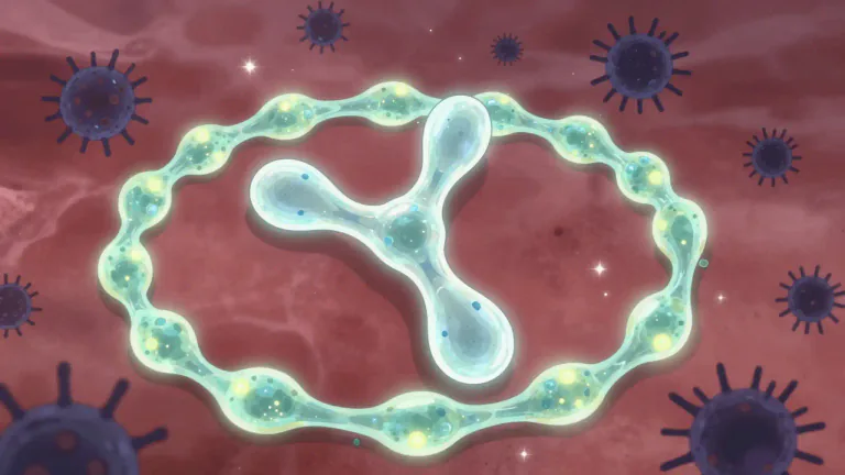 Visual representation of "gamma" - A type of protein that is part of the immune system