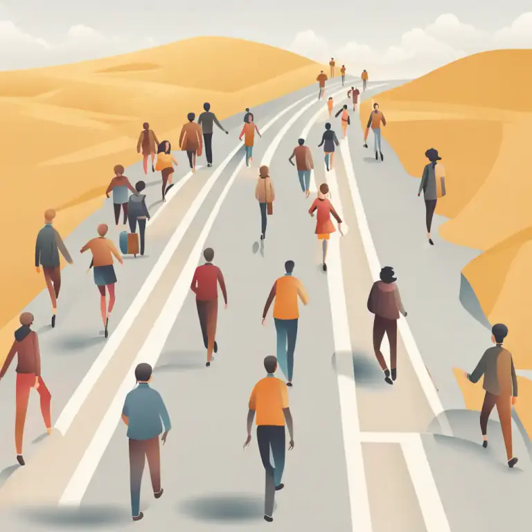 Visual representation of "without let or hindrance" - With no obstacles or delays