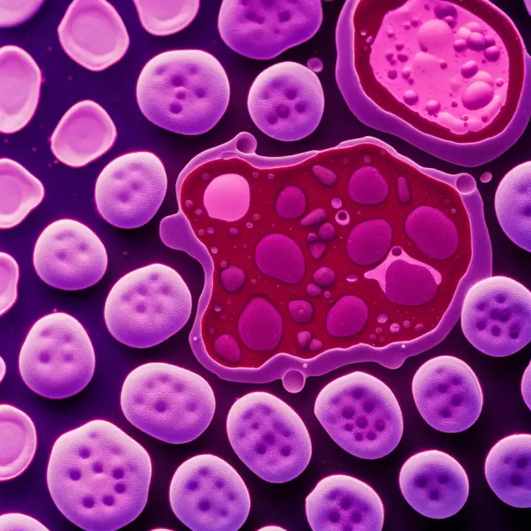 Visual representation of "gram" - A stain or dye used in microbiology for the Gram staining method.