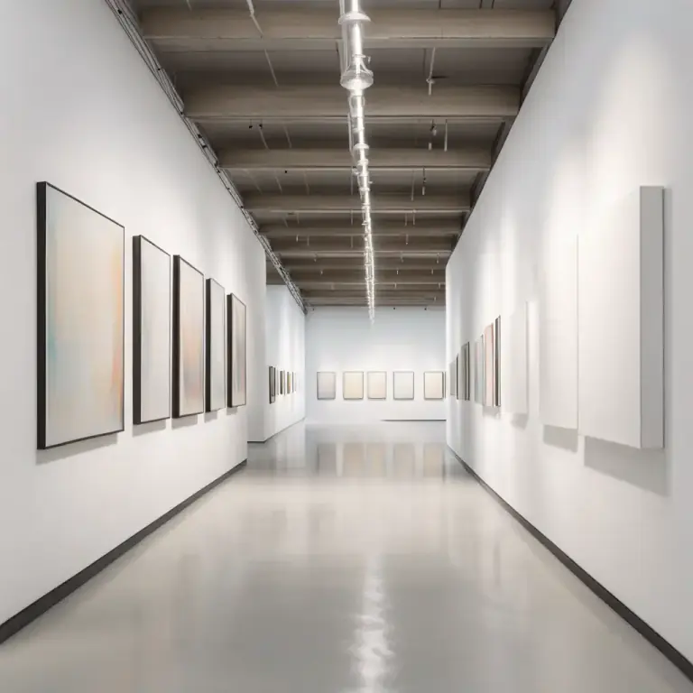 Visual representation of "whitewall" - A wall painted or plastered in white