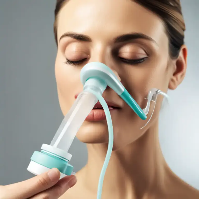 Visual representation of "douche" - A device used to rinse or clean out a body part