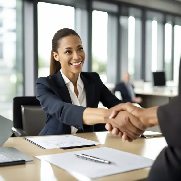 Visual representation of "land" - To succeed in getting something or someone, typically after an effort