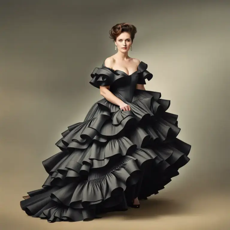 Visual representation of "ruffle" - A fold or curl in a material, or anything resembling this